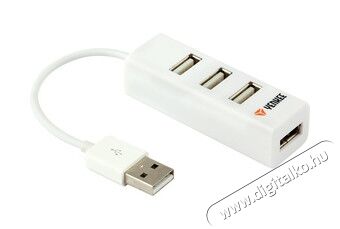 Yenkee YHB 4001WH USB HUB - fehér Iroda és számítástechnika - Notebook kiegészítő - USB hub / elosztó - 275063