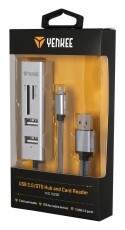Yenkee YHC 102SR USB OTG adapter és kártyaolvasó Memória kártya / Pendrive - Kártya olvasó - 342994