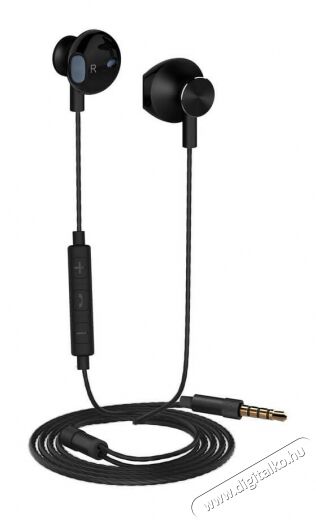 Yenkee YHP 305BK mikrofonos fülhallgató - fekete Audio-Video / Hifi / Multimédia - Fül és Fejhallgatók - Fülhallgató mikrofonnal / headset - 349407