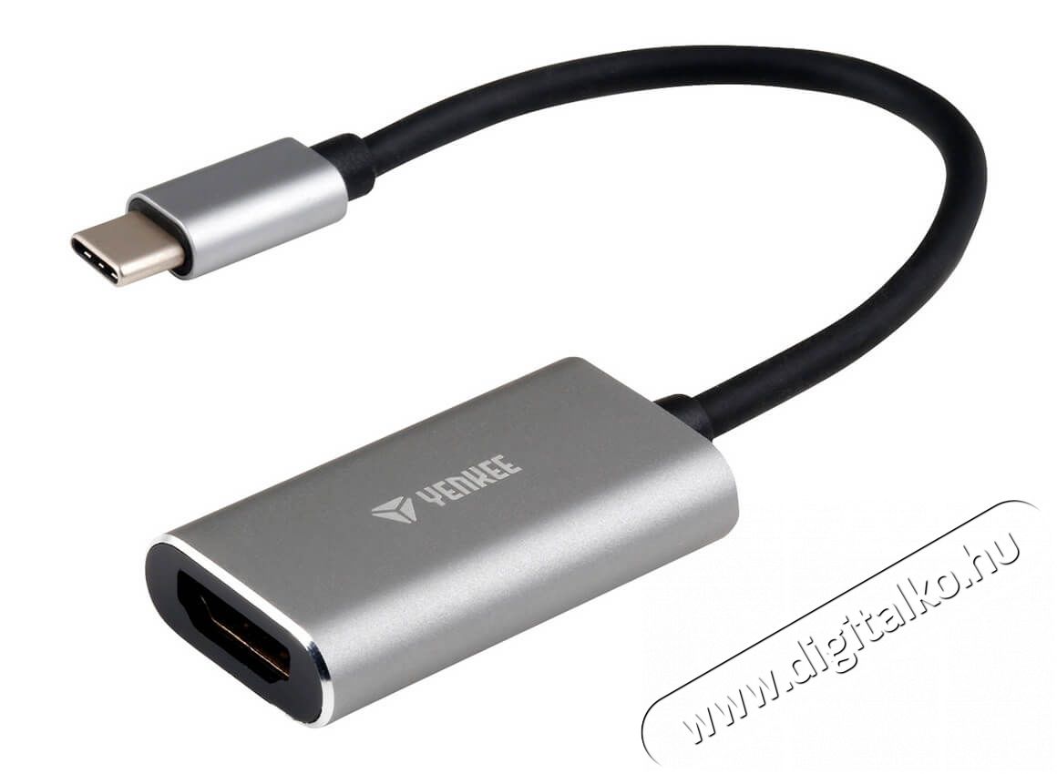 Yenkee YTC 012 USB C / HDMI adapter Tv kiegészítők - Kábel / csatlakozó - Csatlakozó / elosztó / átalakító - 349429