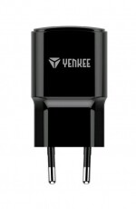 Yenkee YAC 2023BK hálózati USB töltő - fekete Mobil / Kommunikáció / Smart - Mobiltelefon kiegészítő / tok - Hálózati-, autós töltő - 349392