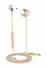 Yenkee YHP 305GD mikrofonos fülhallgató - arany Audio-Video / Hifi / Multimédia - Fül és Fejhallgatók - Fülhallgató mikrofonnal / headset - 349408