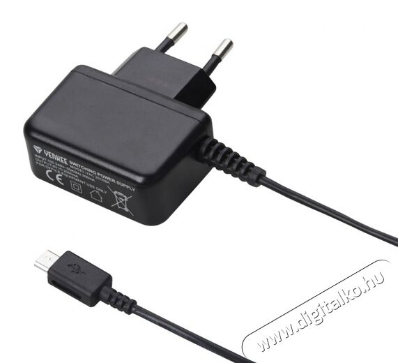 Yenkee YAC 2016BK Micro USB hálózati töltő 2A Mobil / Kommunikáció / Smart - Mobiltelefon kiegészítő / tok - Hálózati-, autós töltő - 342970