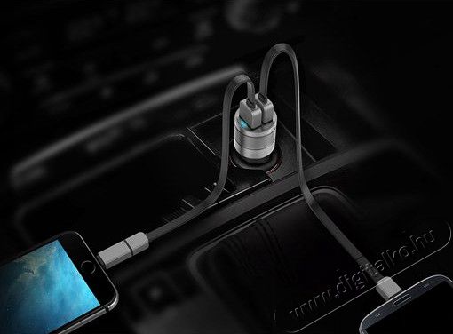 Yenkee YAC 2048SR Dual USB autós töltő Autóhifi / Autó felszerelés - Autós töltő / szivargyújtó adapter - 307182