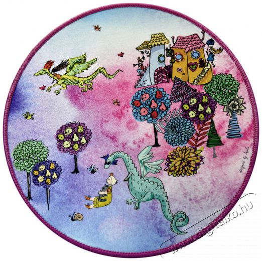 Yenkee YPM 1020PK Fantasy egérpad - pink Iroda és számítástechnika - Egér - Egérpad - 330934