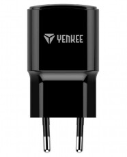 Yenkee YAC 2013 BK hálózati USB töltő - fekete Mobil / Kommunikáció / Smart - Mobiltelefon kiegészítő / tok - Hálózati-, autós töltő - 349390