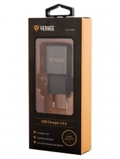 Yenkee YAC 2013 BK hálózati USB töltő - fekete Mobil / Kommunikáció / Smart - Mobiltelefon kiegészítő / tok - Hálózati-, autós töltő - 349390