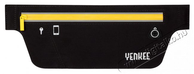 Yenkee YBM W500BK övtáska futáshoz - fekete Mobil / Kommunikáció / Smart - Mobiltelefon kiegészítő / tok - Övtáska / karpánt futáshoz - 289055