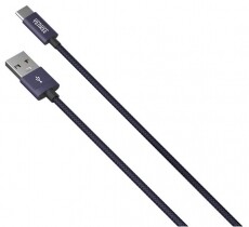 Yenkee YCU 302 BE USB-C kábel 2m Mobil / Kommunikáció / Smart - Mobiltelefon kiegészítő / tok - Kábel / átalakító - 342991