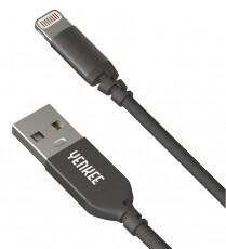 Yenkee YCU 611 BK Lightning adat- és töltőkábel - fekete Mobil / Kommunikáció / Smart - Mobiltelefon kiegészítő / tok - Kábel / átalakító - 341277