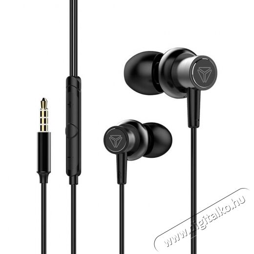 Yenkee YHP 205BK mikrofonos fülhallgató - fekete Audio-Video / Hifi / Multimédia - Fül és Fejhallgatók - Fülhallgató mikrofonnal / headset - 349404