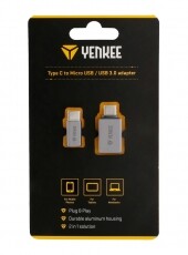Yenkee YTC 021 Micro USB/USB C és USB/USB C adapter Tv kiegészítők - Kábel / csatlakozó - Csatlakozó / elosztó / átalakító - 349430