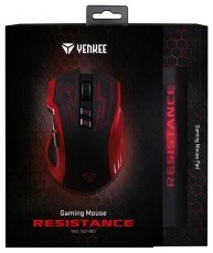 Yenkee YMS 3028RD Resistance vezetékes Gamer egér - piros Iroda és számítástechnika - Egér - Vezetékes egér - 331885