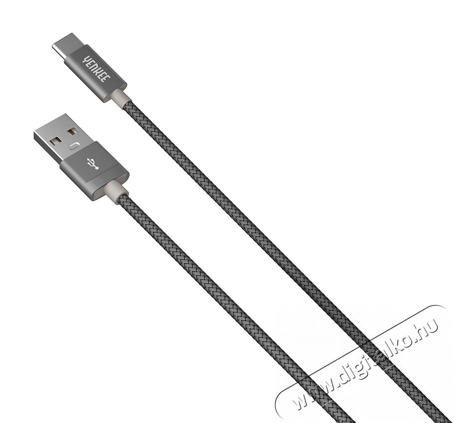 Yenkee YCU 302 GY Type-C USB kábel 2m Tv kiegészítők - Kábel / csatlakozó - USB kábel - 342993