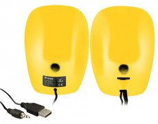 Yenkee YSP 2001YW Mini hangszóró - sárga Iroda és számítástechnika - PC hangszóró / hangfal - 279384