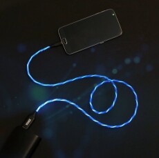 Yenkee YCU 231 BE - LED USB / micro USB kábel 1m - kék Mobil / Kommunikáció / Smart - Mobiltelefon kiegészítő / tok - Kábel / átalakító - 349398