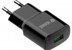 Yenkee YAC 2023BK hálózati USB töltő - fekete Mobil / Kommunikáció / Smart - Mobiltelefon kiegészítő / tok - Hálózati-, autós töltő - 349392