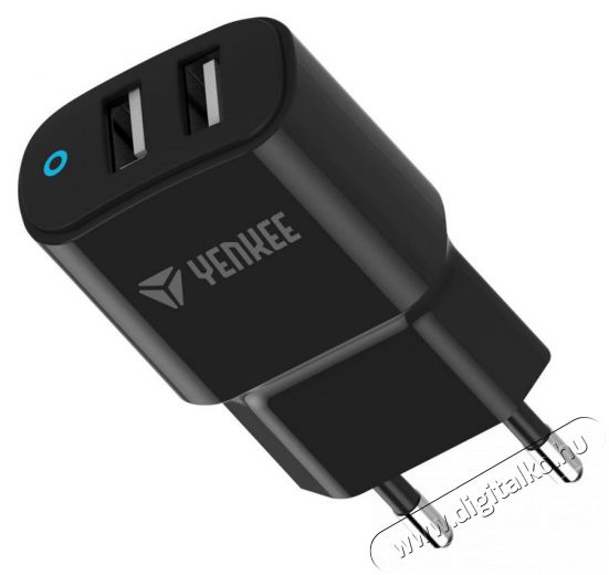 Yenkee YAC2020BK hálózati töltő Mobil / Kommunikáció / Smart - Mobiltelefon kiegészítő / tok - Hálózati-, autós töltő - 367253