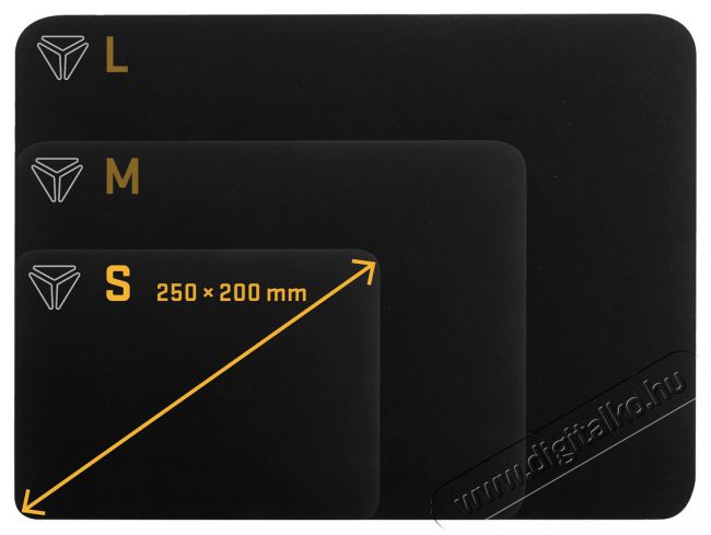 Yenkee YPM 25 SPEED TOP S gamer egérpad Iroda és számítástechnika - Egér - Egérpad - 367261