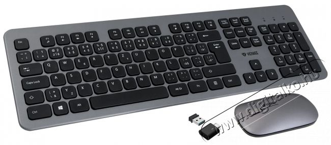 Yenkee YKM 2007HU Billentyűzet és egér szett Iroda és számítástechnika - Billentyűzet / billentyűzet szett - Vezeték nélküli - 367237