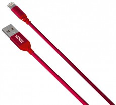 Yenkee YCU611RD Lightning adat és töltő kábel - piros Mobil / Kommunikáció / Smart - Mobiltelefon kiegészítő / tok - Kábel / átalakító - 367255