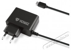 Yenkee YAC 2027BK Type C töltő 2A Mobil / Kommunikáció / Smart - Mobiltelefon kiegészítő / tok - Hálózati-, autós töltő - 376903