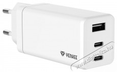 Yenkee YAC 2065 GaN töltő 65W Mobil / Kommunikáció / Smart - Mobiltelefon kiegészítő / tok - Hálózati-, autós töltő - 376907