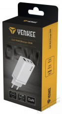 Yenkee YAC 2065 GaN töltő 65W Mobil / Kommunikáció / Smart - Mobiltelefon kiegészítő / tok - Hálózati-, autós töltő - 376907