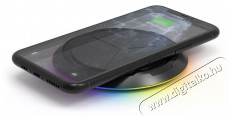 Yenkee YAC 5100 RGB vezeték nélküli töltő 10W - fekete Mobil / Kommunikáció / Smart - Mobiltelefon kiegészítő / tok - Hálózati-, autós töltő - 376912