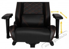 Yenkee YGC 200BK FORSAGE XL gaming szék Háztartás / Otthon / Kültér - Egyéb háztartási termék - 376923