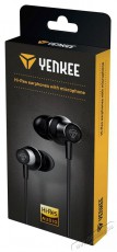 Yenkee YHP 405BK In-ear fülhallgató - fekete Audio-Video / Hifi / Multimédia - Fül és Fejhallgatók - Fülhallgató mikrofonnal / headset - 376931