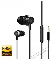 Yenkee YHP 405BK In-ear fülhallgató - fekete Audio-Video / Hifi / Multimédia - Fül és Fejhallgatók - Fülhallgató mikrofonnal / headset - 376931