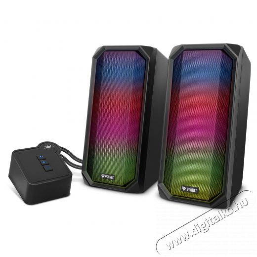 Yenkee YSP 2004RGB USB PC 2.0 hangfal Iroda és számítástechnika - PC hangszóró / hangfal - 376953