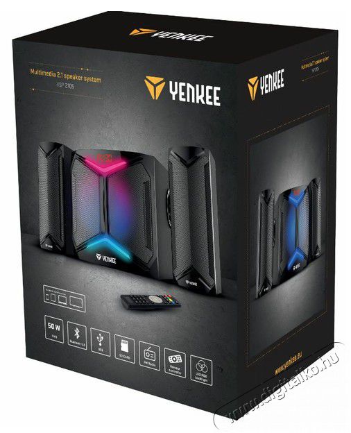 Yenkee YSP 2105 PC hangszóró 2.1 - 50W Iroda és számítástechnika - PC hangszóró / hangfal - 376956