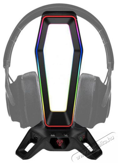 Yenkee YHB 3000 RGB fejhallgató tartó Audio-Video / Hifi / Multimédia - Fül és Fejhallgatók - Fejhallgató kiegészítő - 376925
