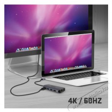 Yenkee YTC 081 Multiport USB-C HUB 8 az 1-ben elosztó Iroda és számítástechnika - Notebook kiegészítő - USB hub / elosztó - 376960