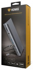 Yenkee YTC 1101 univerzális USB-C dokkoló állomás Iroda és számítástechnika - Notebook kiegészítő - USB hub / elosztó - 376961