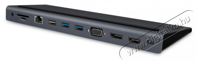 Yenkee YTC 1101 univerzális USB-C dokkoló állomás Iroda és számítástechnika - Notebook kiegészítő - USB hub / elosztó - 376961