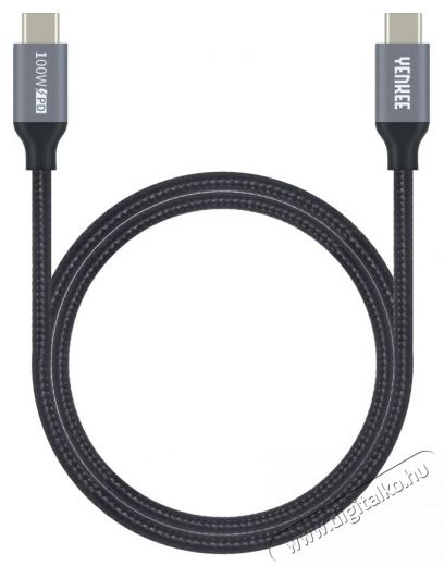 Yenkee YCU 323 BK USB-C töltőkábel Mobil / Kommunikáció / Smart - Mobiltelefon kiegészítő / tok - Kábel / átalakító - 379381