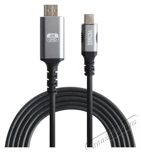 Yenkee YCU 430 USB-C - HDMI adatper kábel Mobil / Kommunikáció / Smart - Mobiltelefon kiegészítő / tok - Kábel / átalakító - 379382