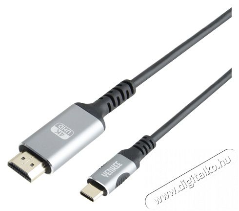 Yenkee YCU 430 USB-C - HDMI adatper kábel Mobil / Kommunikáció / Smart - Mobiltelefon kiegészítő / tok - Kábel / átalakító - 379382