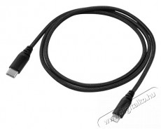Yenkee YCU 631 BK USB-C - Lightning adatkábel Mobil / Kommunikáció / Smart - Mobiltelefon kiegészítő / tok - Kábel / átalakító - 379384