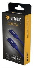 Yenkee YCU C102 BE USB Kábel TYPE-C Mobil / Kommunikáció / Smart - Mobiltelefon kiegészítő / tok - Hálózati-, autós töltő - 382346