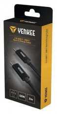 Yenkee YCU C102 BK USB Kábel TYPE-C Mobil / Kommunikáció / Smart - Mobiltelefon kiegészítő / tok - Hálózati-, autós töltő - 382347