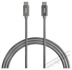 Yenkee YCU C101 SR kábel USB C-C 2.0/ 1m Iroda és számítástechnika - Számítógép tartozék - USB kábel - 400821