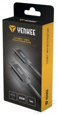 Yenkee YCU C101 SR kábel USB C-C 2.0/ 1m Iroda és számítástechnika - Számítógép tartozék - USB kábel - 400821