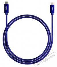 Yenkee YCU C102 BE kábel USB C-C 2.0/ 2m Iroda és számítástechnika - Számítógép tartozék - USB kábel - 400822