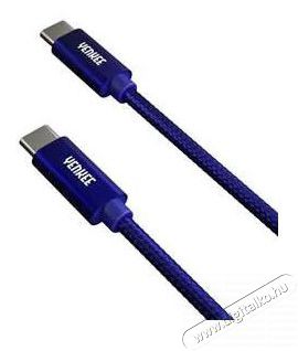 Yenkee YCU C102 BE kábel USB C-C 2.0/ 2m Iroda és számítástechnika - Számítógép tartozék - USB kábel - 400822
