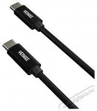 Yenkee YCU C102 BK kábel USB C-C 2.0/ 2m Tv kiegészítők - Kábel / csatlakozó - USB kábel - 400823