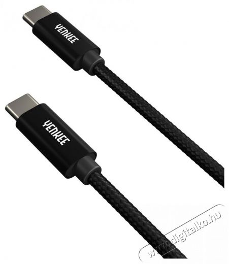 Yenkee YCU C103 BK kábel USB C-C 2.0/ 3m Iroda és számítástechnika - Számítógép tartozék - USB kábel - 400826